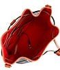 Dooney & Bourke Drawstring Leather Shoulder Bag - Image 3