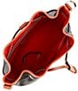 Dooney & Bourke Drawstring Leather Shoulder Bag - Image 3
