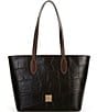 Dooney & Bourke Embossed Tote Bag, Color:Espresso - Image 1