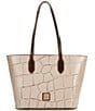 Dooney & Bourke Embossed Tote Bag, Color:Taupe - Image 1