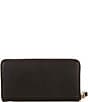 Dooney & Bourke Florentine Collection Large Zip Around Leather Wristlet, Color:Black/Black - Image 2