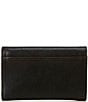 Dooney & Bourke Florentine Collection Leather Flap Wallet, Color:Black/Black - Image 2