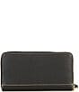 Dooney & Bourke Large Zip Around Wristlet, Color:BLACK/BLACK - Image 2