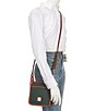 Dooney & Bourke Letter Carrier Crossbody Bag, Color:Forest - Image 4