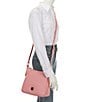 Dooney & Bourke Lucca Leather Crossbody Bag, Color:Pale Pink - Image 4
