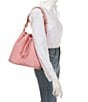 Dooney & Bourke Lucca Leather Drawstring Shoulder Bucket Bag, Color:Pale Pink - Image 4