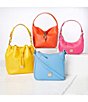 Dooney & Bourke Lucca Leather Drawstring Shoulder Bucket Bag, Color:Dandelion - Image 5