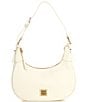 Dooney & Bourke Lucca Leather Large Hobo Bag - Image 1