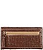 Dooney & Bourke Ostrich Embossed Calf Leather Continental Clutch - Image 2