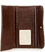 Dooney & Bourke Ostrich Embossed Calf Leather Continental Clutch - Image 3