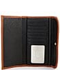 Color:Black - Image 3 - Pebble Collection Continental Clutch Wallet