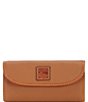 Color:Caramel - Image 1 - Pebble Collection Continental Clutch Wallet