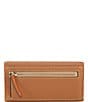 Color:Caramel - Image 2 - Pebble Collection Continental Clutch Wallet