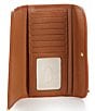 Color:Caramel - Image 3 - Pebble Collection Continental Clutch Wallet
