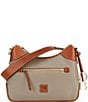 Dooney & Bourke Pebble Grain Leather Hobo Bag, Color:Taupe - Image 1