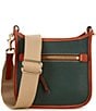 Dooney & Bourke Pebble Grain Small Messenger Bag, Color:Forest - Image 2