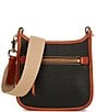 Dooney & Bourke Pebble Grain Small Messenger Bag, Color:Black - Image 2