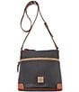 Color:Black - Image 3 - Pebbled Leather Crossbody Bag