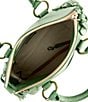 Dooney & Bourke Lucca Leather Tassle Satchel Bag, Color:Grass - Image 3