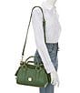 Dooney & Bourke Lucca Leather Tassle Satchel Bag, Color:Grass - Image 4