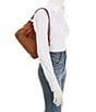 Color:Caramel - Image 4 - Pouchette Shoulder Bag