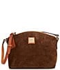 Dooney & Bourke Robin Suede Crossbody Bag, Color:Brown Tmoro - Image 1