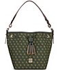 Dooney & Bourke Wexford Leather Tasha Drawstring Bucket Bag - Image 1