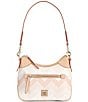 Dooney & Bourke Small Chevron Hobo Bag - Image 1