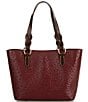 Dooney & Bourke Small Gretchen Leather Tote Bag, Color:Burgundy/BT - Image 2