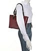 Dooney & Bourke Small Gretchen Leather Tote Bag, Color:Burgundy/BT - Image 4