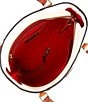 Dooney & Bourke Pebble Collection Small Lexington Leather Shopper Tote Bag, Color:White - Image 3