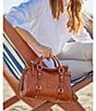 Color:Natural - Image 5 - Florentine Collection Small Satchel