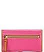 Color:Magenta - Image 2 - Wexford Leather Continental Clutch Wallet