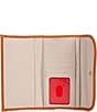 Color:Oyster - Image 3 - Wexford Leather Continental Clutch Wallet