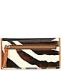 Dooney & Bourke Zebra Print Continental Clutch, Color:Zebra - Image 2