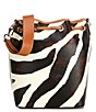 Dooney & Bourke Zebra Print Drawstring Shoulder Bag - Image 2