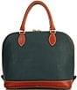 Dooney & Bourke Pebble Collection Zip Dome Satchel Bag, Color:Forest - Image 2