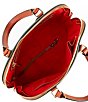 Dooney & Bourke Pebble Collection Zip Dome Satchel Bag, Color:Forest - Image 3