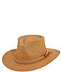 Dorfman Milano Scala Genuine Panama Outback Taos 3#double; Brim Hat, Color:Putty - Image 1