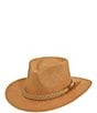 Dorfman Milano Scala Genuine Panama Outback Taos 3#double; Brim Hat, Color:Putty - Image 2