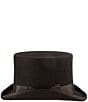 Dorfman Milano Scala Structured Wool Felt 5 1/2#double; Top Hat - Image 1