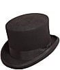 Dorfman Milano Scala Structured Wool Felt 5 1/2#double; Top Hat - Image 2