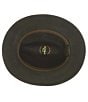Dorfman Milano Scala Water Repellent Wool Felt Safari 2 1/2#double; Brim Hat, Color:Olive - Image 4