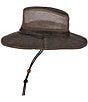 Dorfman Milano Shadbush Weathered Safari 3#double; Brim Hat, Color:Brown - Image 2