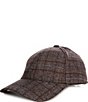 Dorfman Milano Tweed Plaid Ball Cap - Image 1