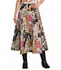 Double D Ranch Cowboy Graffiti Skirt - Image 1