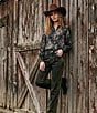 Double D Ranch Dewitt Woven Printed Point Collar Long Sleeve Bouse - Image 5
