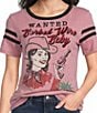 Double D Ranch Knit Barbed Wire Scoop Neck Short Sleeve Baby Tee - Image 4