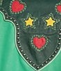 Double D Ranch Rangeland Romance & Rustlers Rosie Printed Open Front Long Sleeve Jacket, Color:Agave - Image 4