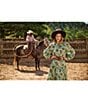 Double D Ranch Romance & Rustlers Western Printed Beaded Coordinating Midi A-Line Skirt, Color:Romance Rustlers - Image 5
